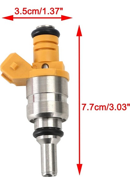 4pcs Yakıt Enjektör Nozul Akışı Eşleşen Yakıt Enjektörü 0K30E13250 Kıa Rıo 1.6l 1.5l 2001-2005 0K30E-13250 (Yurt Dışından) fırsatları