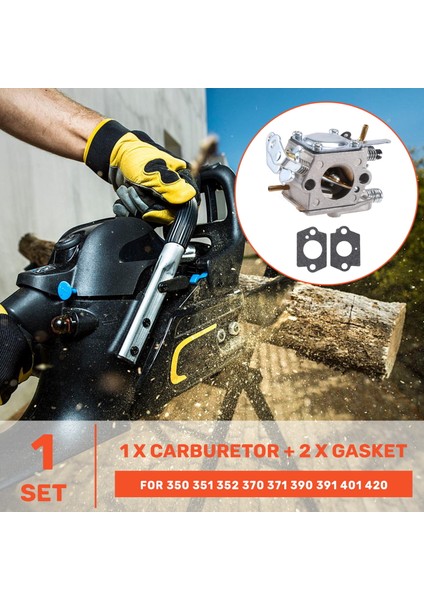 Ortak Için Karbüratör 350 351 352 370 371 390 391 401 420 Mcculloch Mac Cat 335 435 436 440 Chainsaw Pn 530071621 (Yurt Dışından) fırsatları