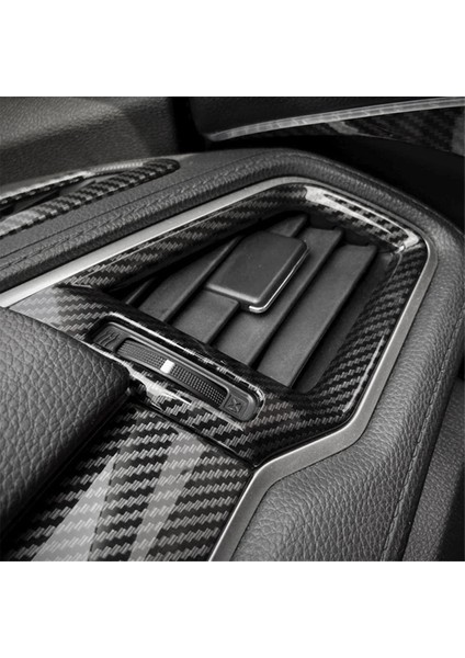 3pcs Karbon Fiber Araba Kontrol Paneli Ac Honda Civic Sedan Için Hava Havalandırma Outlet Kapak Trim Çerçeve 2016 2017 2018 2019 2020 2021 (Yurt Dışından) fırsatları