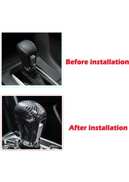 Karbon Fiber Siyah Dişli Vardiya Iç Kapak Honda Civic Için 2016-2021 (Yurt Dışından) fırsatları