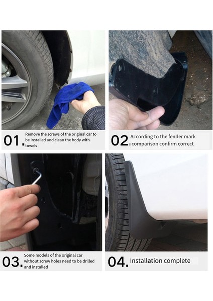 4pcs Araba Çamurlu Çamur Fleps Porsche Için Cayenne Için Çamur Koruyucu Çamurluk 2011-2017 Araba Aksesuarları (Yurt Dışından) indirimleri