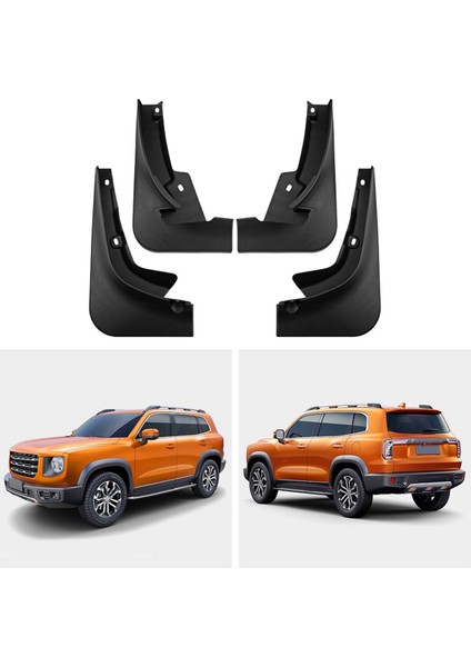 Araba Çamurluk Çamur Flep Fleps Sıçrama Korumaları Great Wall Için Çamurluk Koruyucu Kapak Dövmesi Haval Dargo 2021+ Pedallı (Yurt Dışından) modelleri