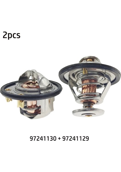 Adaptör Termostat 2pcs 97241129 97241130 Aksesuarlar Metal Parçalar Değiştirme Aracı Chevrolet Pickup 6.6l (Yurt Dışından) modelleri
