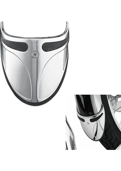 Motosiklet Çamurluk Uzatma/uç Çamur Flep Trim Harley Dyna Softail Fxst Xl Fxdwg Fxr Sportster 883 1200 Chrome (Yurt Dışından) fiyatları