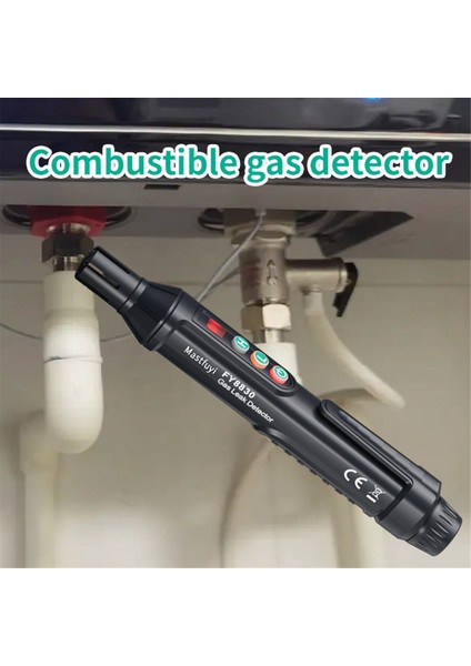 Mastfuyi FY8830 Taşınabilir Gaz Sızıntı Dedektörü Doğal Gaz Dedektörü Audible ve Görsel Alarm ile Yanan Gaz Dedektörü (Yurt Dışından) fiyatları