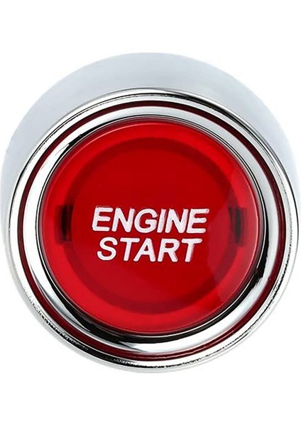 Motor Düğmesi Araba Dc 12V 24V Kırmızı Araç Başlat Motor Düğmesi Işık Anahtarı Düğmesi Başlangıç ​​atlama Anahtarı Yarış Kırmızısı (Yurt Dışından) modelleri
