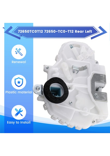Honda Civic 2006-2011 Için Kapı Kilidi Mandal Aktüatörü Araba Merkezi Kontrol Kilidi 72650T12 72650-TC0-T12 Arka Solda (Yurt Dışından) indirimleri