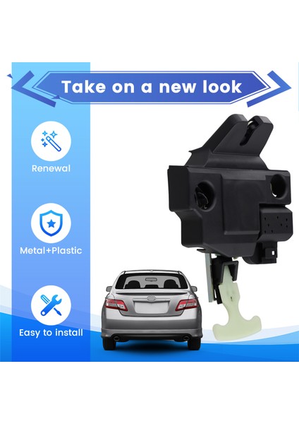 Araba Bagaj Kapağı Kilit Arka Bagaj Kapak Serbest Bırakma Kilit Aktüatör Mandal 64610-33080 Toyota Camry 2007-2011 Için 6461033080 (Yurt Dışından) indirimleri