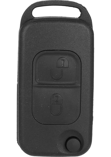 2 Düğme Flip Uzaktan Anahtar Kılıf HU64 Blade Fob Için Mercedes Benz A C E S W168 W202 Araç (Yurt Dışından)