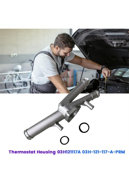 03H121117A Audi Q7 Vw cc Passat Için Termostat Muhafazası Touareg 2007-2011 03H-121-117 Motor Soğutucu Termostat (Yurt Dışından) modelleri