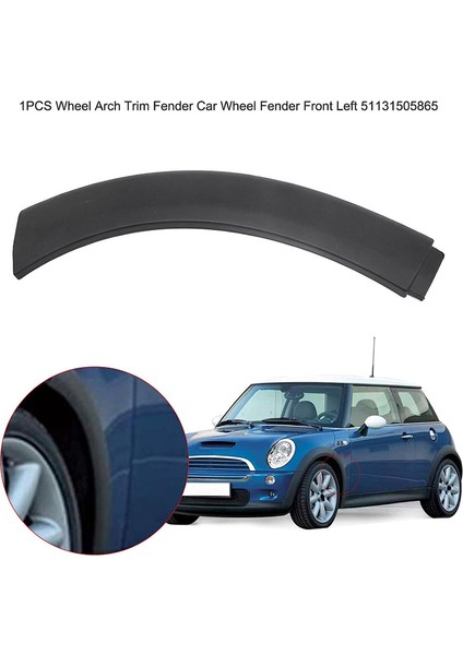 51131505864 Ön Tekerlek Sol Arka Tekerlek Kaput Çamurluk Kemer Kapak Kapağı Süslemesi Tekerlek Kemer Kenarı Bmw Mini Cooper Için (Yurt Dışından) fiyatları
