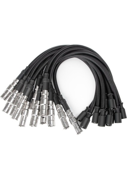 Mercedes Için 12PCS Benz C E Sınıfı W220 W211 W463 Ateşleme Kablo Buji Teli 1121500118 (Yurt Dışından)