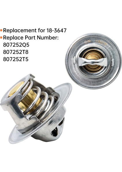 Termostat Kiti 807252Q5 Sleepwe 160 ° 4.3l 5.0l 5.7l 7.4l 807252T8 Yukarı (Yurt Dışından) fırsatları