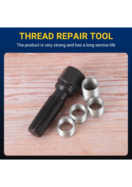 14MM Buji Tapı Onarım Kiti Retread Tool Kit Rayap Tap M14X1.25 (Yurt Dışından) fırsatları