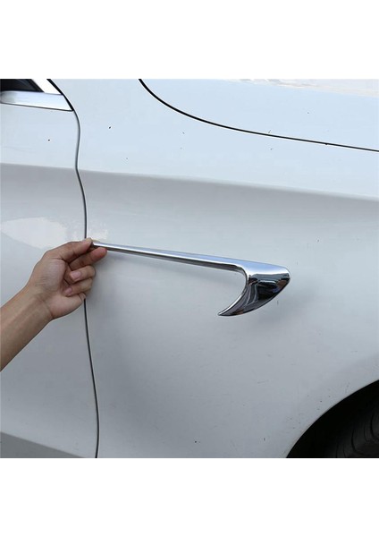 1paır Araç Styre Yan Çağrı Hava Hava Çisçe Zaman Benz C E Glc Sınıf W205 W213 E63S Amg Çamurluk Bıçağı Sticker (Yurt Dışından) fırsatları