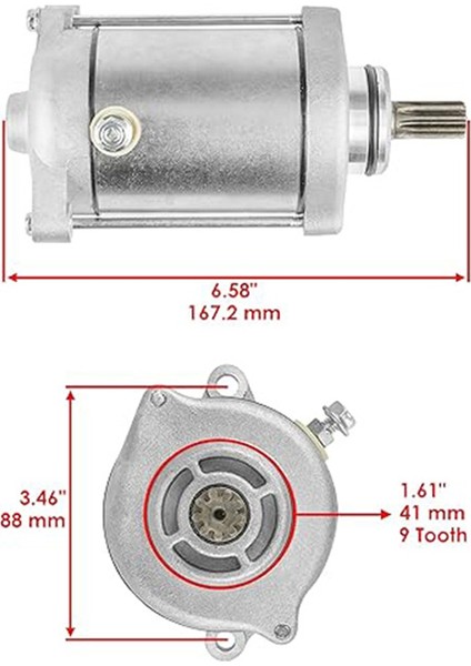 Suzuki Arctic Cat Atv Için Motosiklet Başlangıç ​​motoru 500 400 650 Quadmaster Vinson Prowler 98-07 31100-44D10 31100-44D20 (Yurt Dışından) fırsatları