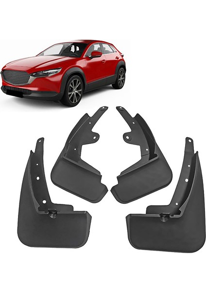 Mazda Cx-30 CX30 2020 2021 Ön ve Arka Çamur Flap Koruma Çamurlukları Çamurluk Sıçraması Çamurlu Çamurluklar Çamurluk (Yurt Dışından) fırsatları