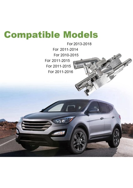 Kıa Optima Sorento Sportage Hyundai Sonata Için Otomotiv Termostat Konut Montajı Tucson Santa Fe 2.4l 256002G500 (Yurt Dışından) fiyatları