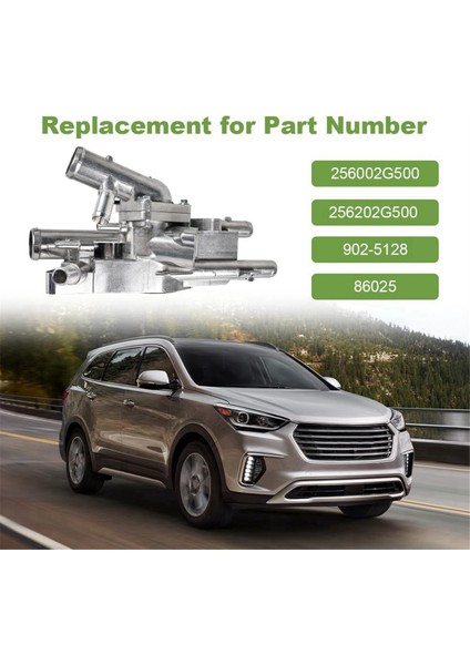 Kıa Optima Sorento Sportage Hyundai Sonata Için Otomotiv Termostat Konut Montajı Tucson Santa Fe 2.4l 256002G500 (Yurt Dışından) indirimleri