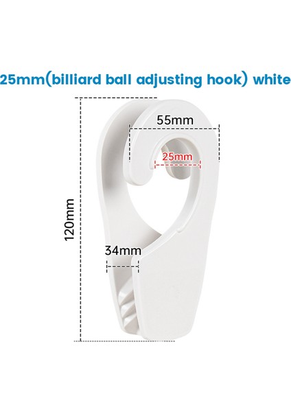 Demiryolu Monte Tekne Çamurluk Askı Kancası Hızlı Bırakma Klibi Profesyonel Çok Yönlü Dikkate Klip Çizgi Klip 25MM Beyaz (Yurt Dışından) fırsatları