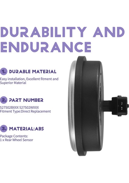 Hyundai Santa Fe Dm IX45 cm Için Araba Arka Tekerlek Sensörü Tekerlek Hız Sensörü Kapak 08-12 527502BXXX 527502WXXX (Yurt Dışından) indirimleri