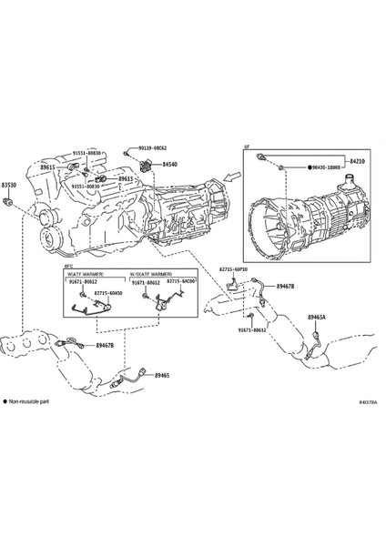 84540-04010 Lexus RX350 GS350 Toyota 4runner Tacoma 2005-2015 8454004010 (Yurt Dışından) modelleri