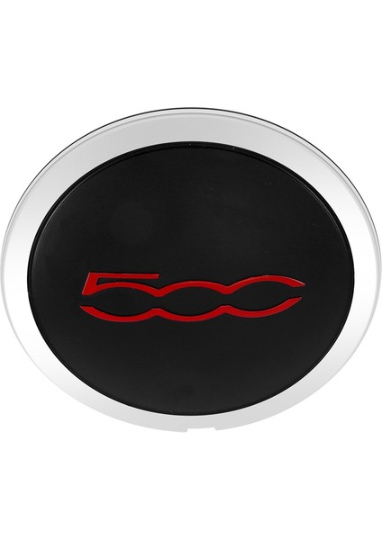 2pcs 133MM Fiat Için Hubcap 500 Tekerlekler Merkez Hub Kapakları 68078419AC 68078421AC Toz Kapağı 51884863 Kırmızı (Yurt Dışından) modelleri