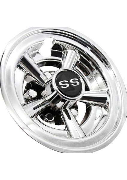 1pcs 8inch Ss Golf Arabası Tekerlek Kapakları, 5 Konuşulmuş Tasarım Hub Kapağı Için Golf Arabaları Için Kulüp Arabası, Ezgo, Yamaha (Yurt Dışından)