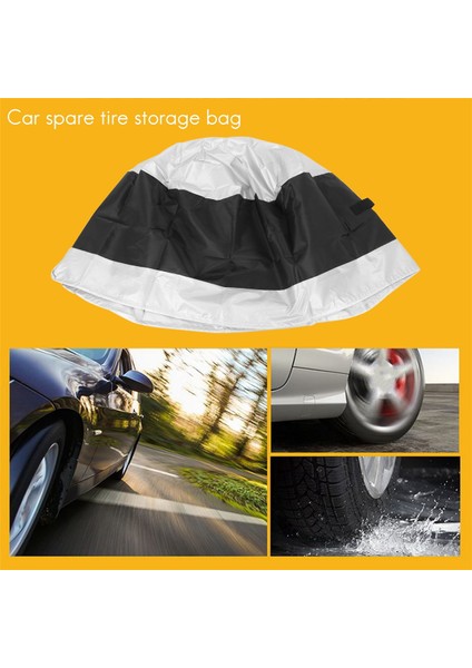 4pcs Lastik Kapak Kasası Araba Yedek Lastik Kapağı Depolama Torbaları Tote Polyester Lastik Arabalar Için Tekerlek Koruma Kapakları 4 Mevsim (Yurt Dışından) fırsatları