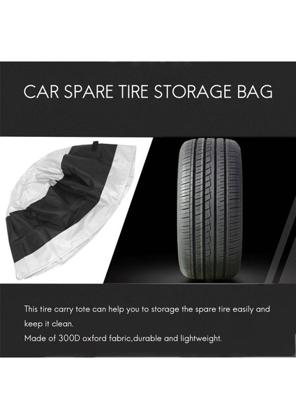 4pcs Lastik Kapak Kasası Araba Yedek Lastik Kapağı Depolama Torbaları Tote Polyester Lastik Arabalar Için Tekerlek Koruma Kapakları 4 Mevsim (Yurt Dışından) indirimleri