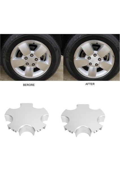 2pcs Araba Tekerlek Merkezi Kapağı 5FA51PAKAC Jeep Cherokee 2001-2004 Hub Cap Kapak Araç Aksesuarları (Yurt Dışından) fiyatları