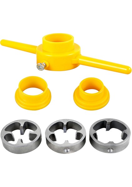 6pcs Pvc Iplik Maker Aracı, 1/2 Inç 3/4 Inç 1 Inç Kalıpları Yeniden Kullanılabilir Pvc Boru Iş Parçacığı Sıhhi Tesisat, Pvc Için Yuvarlak Kalıp (Yurt Dışından) fiyatları