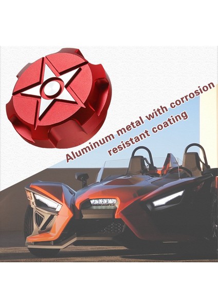 Polaris Slingshot Için Alüminyum Gaz Kapağı Sl Le R S Slr Grand Touring 2015-2024, Yakıt Kapağı Kapak Gaz Deposu Kapağı, Kırmızı (Yurt Dışından) fırsatları