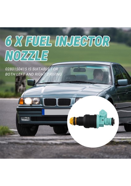 6pcs 0280150415 Bmw 325IX 325I 325IS Için Yeni Yakıt Enjektör Nozul (Yurt Dışından) indirimleri