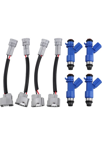 4pcs 16450-RWC-A01 Yeni Yakıt Enjektörü Nozul Acura Rdx Rsx Tsx Integra Için 410CC Honda Civic (Yurt Dışından)