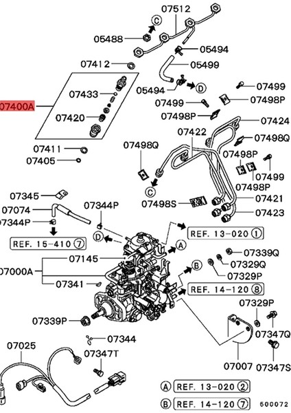 Ham Yağ Yakıt Enjektörü Nozul MD103301 Mitsubishi Için DN0PDN112 (Yurt Dışından) modelleri