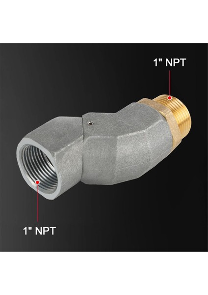 1 Inç Npt Yakıt Transfer Hortumu Döner 360 Yakıt Memesi Için Dönen Konektör Çok Düzlemli Döner 2 Pcs (Yurt Dışından) fiyatları