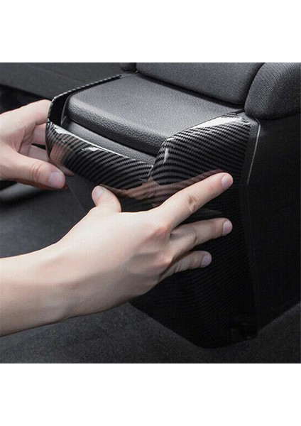 Honda Civic Için Fit 2016-2021 Karbon Fiber Arka Hava Çıkış Havalandırma Paneli Kapak Döşeme (Yurt Dışından) modelleri