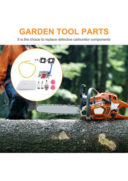 Karbüratör Contaları Filtreler Kiti Husqvarna 124L 125L 125LD 128C 128CD 128L 128LD 128R Düzeltici (Yurt Dışından) indirimleri