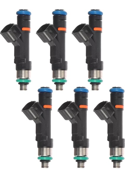 6pcs Yakıt Enjektörleri 0280158020 53032701AA Jeep Dodge Mitsubishi 3.7l Bosch 2004-2010 (Yurt Dışından) modelleri