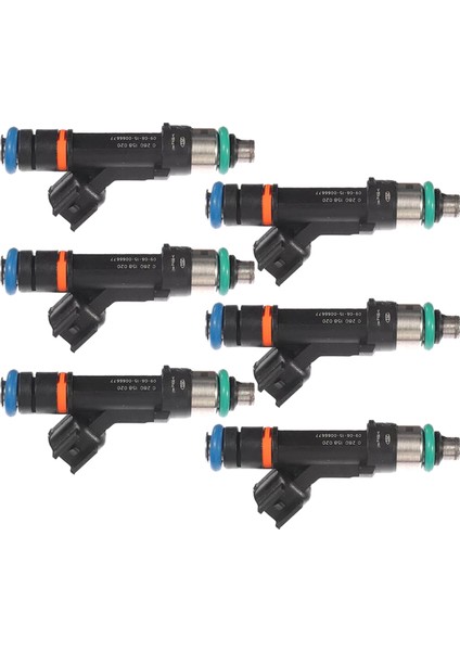 6pcs Yakıt Enjektörleri 0280158020 53032701AA Jeep Dodge Mitsubishi 3.7l Bosch 2004-2010 (Yurt Dışından) fırsatları