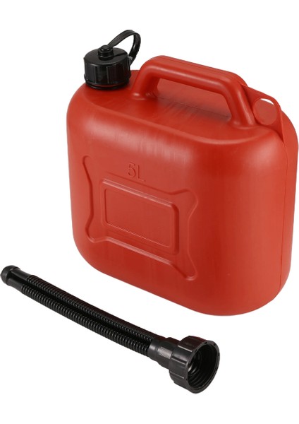 5l Araç Yakıt Deposu Plastik Petrol Gaz Konteyneri Araba Seyahati Için Boru ile Anti-Statik Yakıt Taşıyıcısı Yedek (Yurt Dışından)