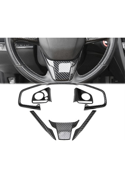 Honda Civic Için Direksiyon Simidi Kapağı Döşeme 2017 2018 2018 2019 2020 2021 Karbon Fiber Stili (Yurt Dışından) modelleri