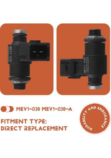 MEV7-030 MEV7-030-ANLES 50CC Mottifika Aksesuarları Için Motosiklet Yakıt Enjektör Nozumu (Yurt Dışından) indirimleri