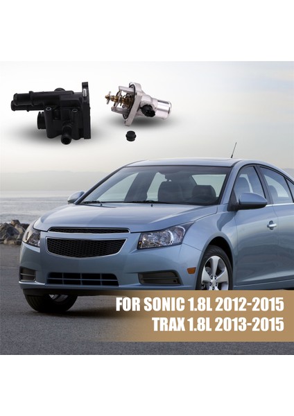 Motor Soğutucu Termostat ve Konut/kapak Montajı 96984104 Chevrolet Için 96984103 Chevrolet Cruze Sonic Aveo Pontiac Astra (Yurt Dışından) indirimleri