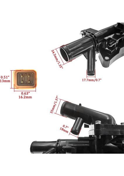 Hyundai Santa Fe Sonata / Kia Optima Sportage 2.0l 2011-2014 Için Yeni Radyatör Soğutucu Termostat Muhafazası 25600-2G545 (Yurt Dışından) fiyatları