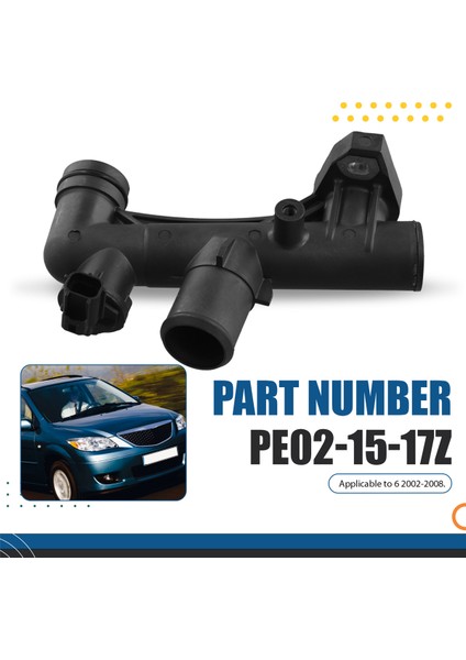 Motor Soğutma Çıkışı Termostat Gövdesi Sensörle AJ511517ZA 3F1E-8548-AD Ford Lincoln Mercury Mazda 6 2002-2008 (Yurt Dışından) indirimleri