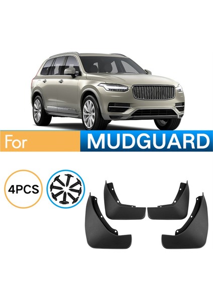 4pcs Araba Çamurlu Çamur Flaps Volvo XC90 2015-2023 Araç Aksesuarları Için Sıçrama Çamur Guard Fender (Yurt Dışından) modelleri
