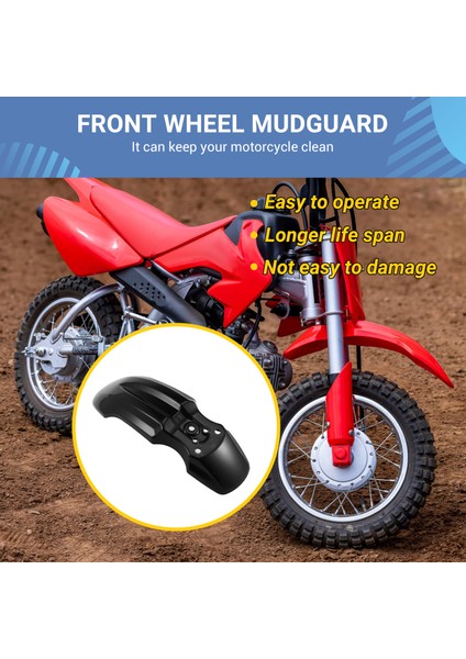 Honda CRF50 Kir Çukur Bisikleti (Siyah) Için Çamurluk Koruyucusu Için Plastik Ön Tekerlek (Yurt Dışından) indirimleri