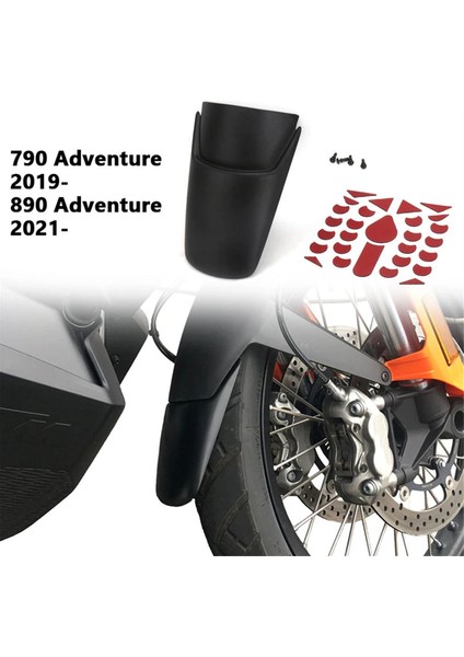 Motosiklet Aksesuarları Sıçrama Guard Front Fender Çamurluk Extender 890 Macera Için 2021-2024 790 Macera Adv 2019- (Yurt Dışından) fırsatları